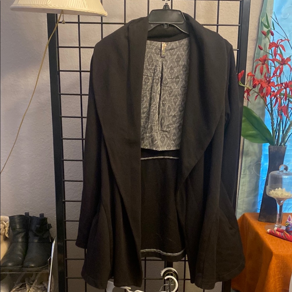 Free People Elegant Black Women's Jacket